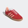 Sneaker ADIDAS ORIGINALS "GAZELLE", Gr. 38, rot (better scarlet, glow pink, gold metallic), Leder, Synthetik, sportlich, Schuhe Sneaker low Retrosneaker Skaterschuh