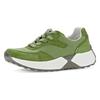 Keilsneaker GABOR ROLLINGSOFT, Damen, Gr. 37, grün, Textil, Ziegenveloursleder, unifarben, sportlich, Schuhe Sneaker, Freizeitschuh, Halbschuh, Schnürschuh mit OPTIFIT-Fußbett