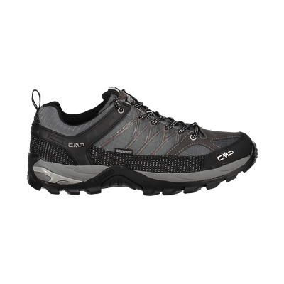 Outdoorschuh CMP "RIGEL LOW TREKKING SHOES WP", Gr. 47, grau, Synthetik, Leder, sportlich, Schuhe, wasserdicht