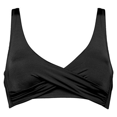 Watercult - Women's Shimmering Solids Cross-Over Bikini Top - Bikini-Top Gr 44 - Cup: B schwarz Image