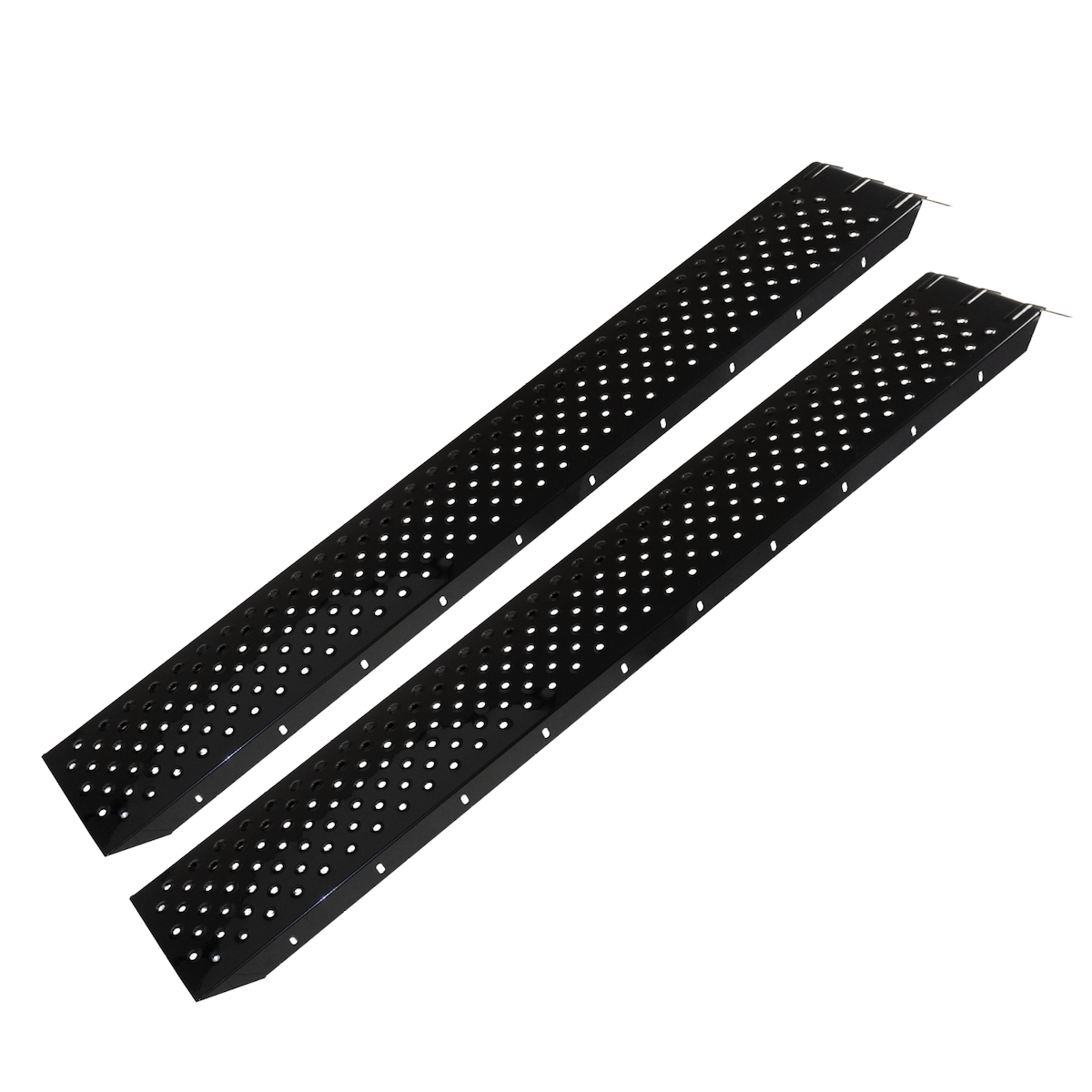 Baumarktplus TRUTZHOLM Auffahrrampen 160 cm 400 kg Stahl schwarz gebördelt Verladerampe Quads Rasenmäher Image