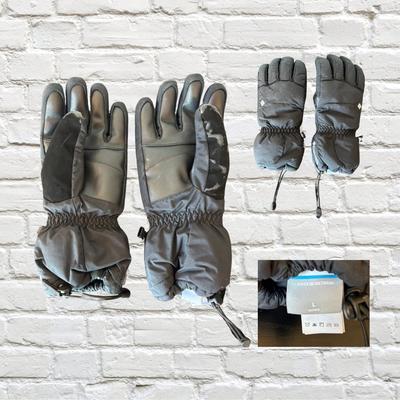 Columbia Accessories | Columbia Men’s Snow Gloves | Men's Large | Color: Black/Gray | Size: Large