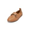 Loafer MARC O'POLO "mit Trensen-Schnalle", Damen, Gr. 41, braun (cognac), Obermaterial: 100% Leder (Rind), unifarben, Schuhe
