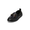 Loafer MARC O'POLO "mit Trensen-Schnalle", Damen, Gr. 42, schwarz, Obermaterial: 100% Leder (Rind), unifarben, Schuhe