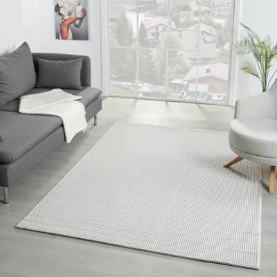 Teppich SEHRAZAT "Ada", grau (graucreme), B:80cm H:8mm L:300cm, Kunstfaser, Teppiche, Sanfte Farben,modernes Design,langlebig,Eleganz trifft Komfort Image