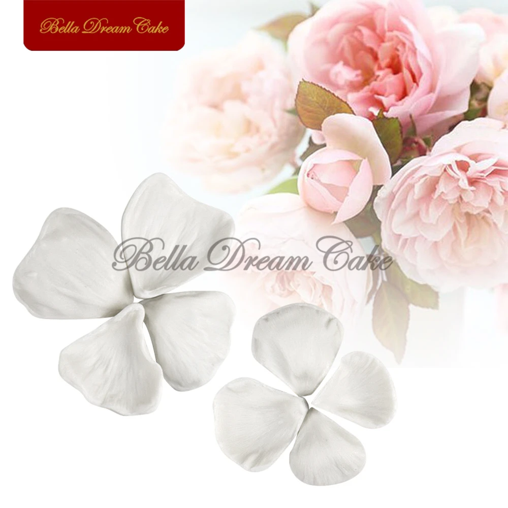 8 teile/satz Mini Butterblume/Pfingstrose Blütenblatt Silikon Veiner Form DIY Handmade Fondant Blume Ton Form Kuchen Dekorieren Tools Backformen Image