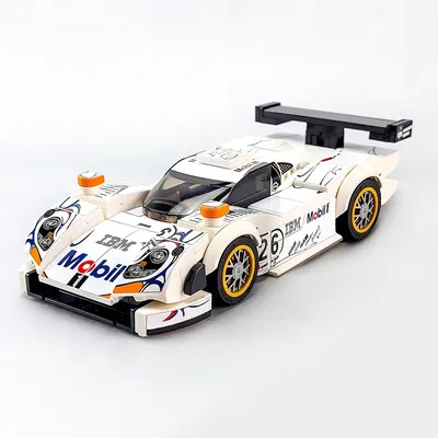 260PCS MOC Dritte Generation Racing 98 Modell Le Mans 24 Stunden Geschwindigkeit Champion Gebäude Image