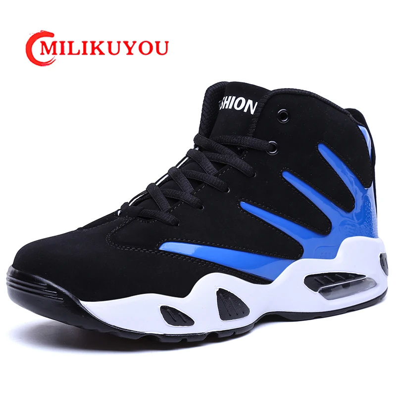 Scarpe da ginnastica da uomo Scarpe da basket da uomo alte di marca da donna Scarpe sportive da uomo in pelle PU traspirante unisex Scarpe da ginnastica per coppia Zapatos Hombre