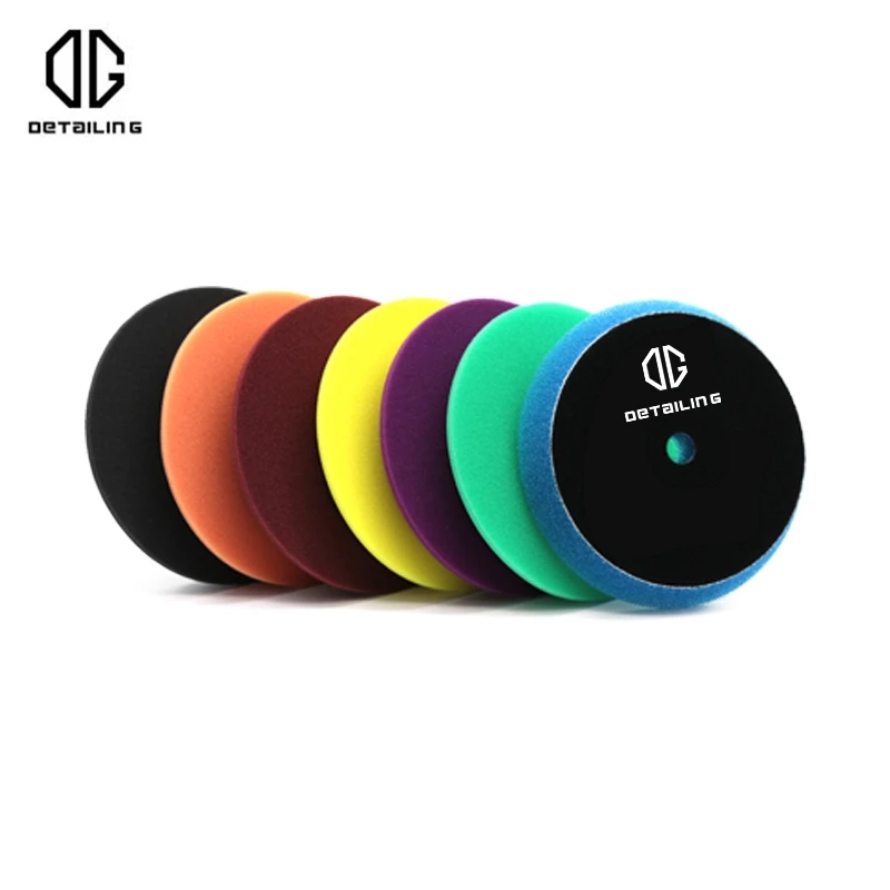 DETAILING 5 Zoll Auto Polieren Pad Schwamm Polieren Wachsen Kit für Boot Auto Polnischen Puffer Rad Polieren Entfernt Kratzer Image