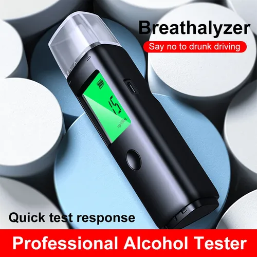 Testeur d'alcool Portable, éthylotest professionnel, affichage numérique de haute précision, outil