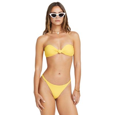 Bade-Shirt BILLABONG "Tanlines Lola", Damen, Gr. S, Cup B, orange (sunburst), 91% Polyester, 9% Elasthan, Bikini-Oberteile Image