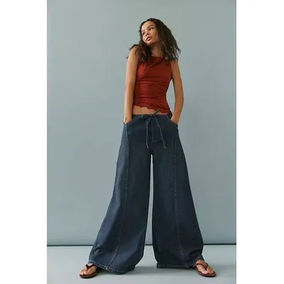 We The Free Veritas Wide-Leg Jeans at Free People in Truth, Size: XS