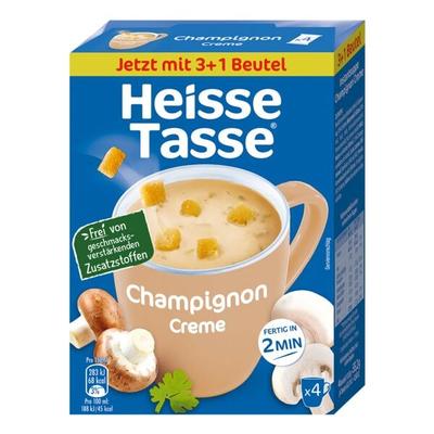 Heisse Tasse Instant-Suppe »Champignon Creme« - 4x 13,8 g beige Image