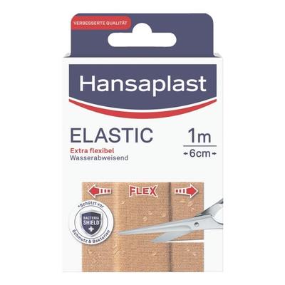 Hansaplast Pflaster »Elastic« 1 m x 6 cm braun, 6x100 cm Image
