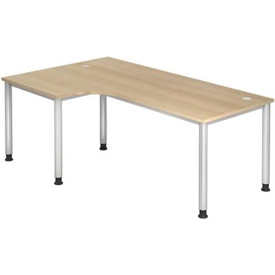 OTTO Office Premium Winkelschreibtisch »Otto Office Line IV« 200 cm braun, 200x76x120 cm Image