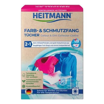Heitmann Farb- und Schmutzfangtücher 45 Stück weiß Image