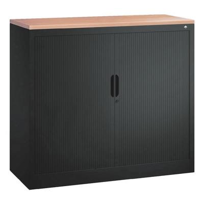 CP Stahlschrank »Omnispace« mit Rollladen 100 x 103 cm schwarz, 100x103x42 cm Image