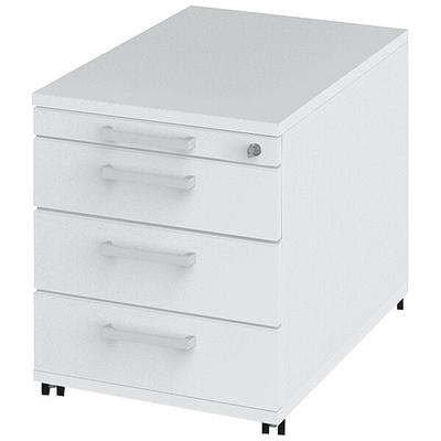 röhr Rollcontainer »Objekt Plus« mit klassischen Schubladen extra tief weiß, 43.1x53.7x79 cm Image