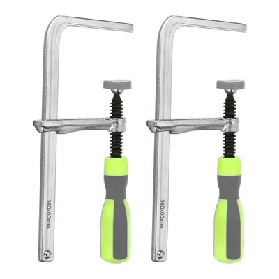 TEMU 2pcs Guide Rail Clamp, Track Clamp, Dovetail Clamps, Quick Screw Clamp For Track Saw Guide, Suitable For Rail Woodworking Cutting Sanding Metalworking Image