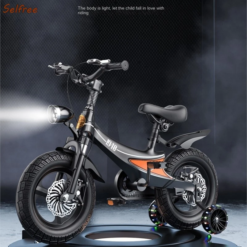 Forever Fahrrad für Kinder im Alter von 3–6 bis 12 Jahren, Jungenfahrrad für Mädchen, Kinderwagen, mittelgroß und groß, leicht, mit Hilfsrädern Image