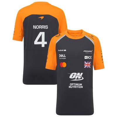 McLaren 2025 Team Lando Norris Set Up T-Shirt – Phantom – Kinder Image