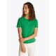 Rundhalsshirt TOMMY HILFIGER "SLUB REG C-NK SS", Damen, Gr. XXXL (46), radiant grün, Single Jersey, Obermaterial: 100% Baumwolle, unifarben, Basic, regular fit hüftlang, Rundhals, Kurzarm abgesteppt, Shirts, mit Flammgarn-Struktur, mit Logostickerei