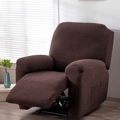Jacquard-Sofabezug, wasserdicht, elastischer Spandex-Sofabezug für Lazy Boy-Sessel, einfarbig, Schonbezüge für Liegestühle, Möbelschutz Image