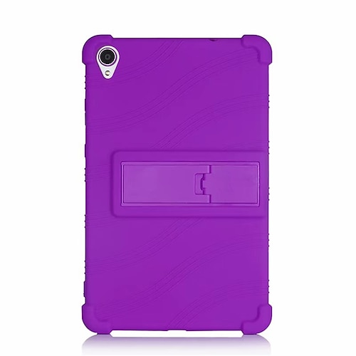 Tablette Hüllenabdeckung Für Lenovo M8 FHD / HD TB-8505/8506/8705 mit verstellbarem Ständer Ganzkörperschutz Staubdicht Silikon Image