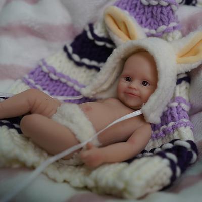 Twin Miniature Lifelike Reborn Baby Dolls Handcrafted Silicone Surprise Accessories Included for Children Ages 3-6 Years - Realistic Newborn Baby Doll Set