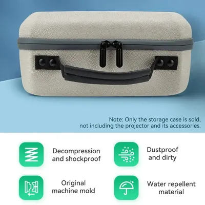 For Samsung The Freestyle Portable Carrying Case Waterproof Zipper Projectors Dust-proof Case Travel