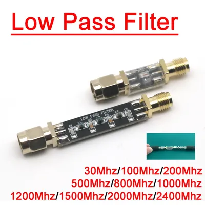RF Low Pass Filter LPF For HAM Radio Amplifier Transmitters Receiver Signal Transmission Drone