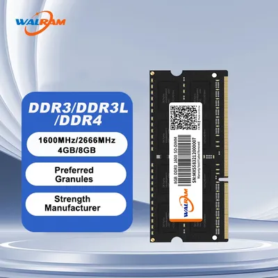 Walram DDR4 Ram Memory DDR3L DDR3 8GB 4GB Memoria Ram 2666MHZ 1600MHZ 1.35V 1.2V 1.5V Internal