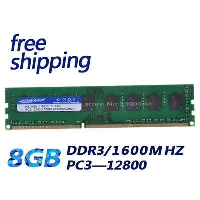 KEMBONA DDR3 8GB Memoria Ram ddr3 1600 For A-M-D motherboard Desktop PC3-12800 Brand New Lifetime