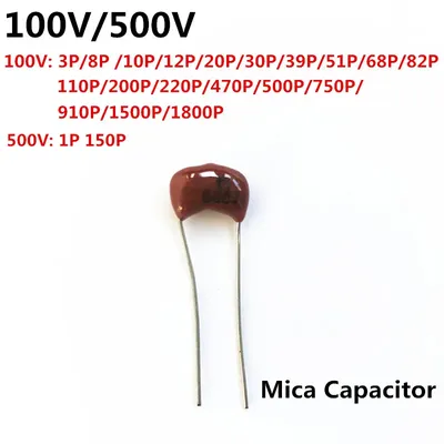 Silver mica capacitors Used in high-end products 100V 500V Guitar Amplifier Silver MICA Capacitor