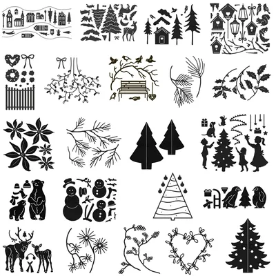 Piggy Craft metal cutting dies cut die mold Christmas decoration Scrapbook paper craft knife mould blade punch stencils dies
