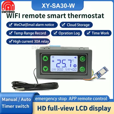 30A Remote WIFI Temperature Controller APP Digital Display Intelligent Fully Automatic Temperature