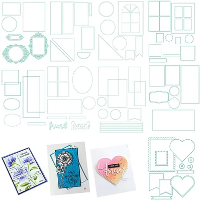 Master Layouts Metal Cutting Dies Embossing Diecut 2024 New For DIY Card Making Scrapbooking