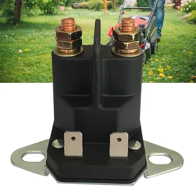 4-Pole Starter Solenoid Relay Switch 12V Mower Starter Solenoid Relay 725-06153A for MTD Yard