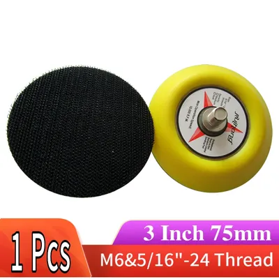 3 Inch Sanding Backup Pad Professional Dual Action Random Orbital Sanding Pad Hook & Loop Abrasive