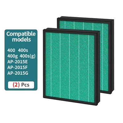 Replacement Filter Compatible with Coway Airmega 400/400S Air Purifier,Max 2 True HEPA and Active