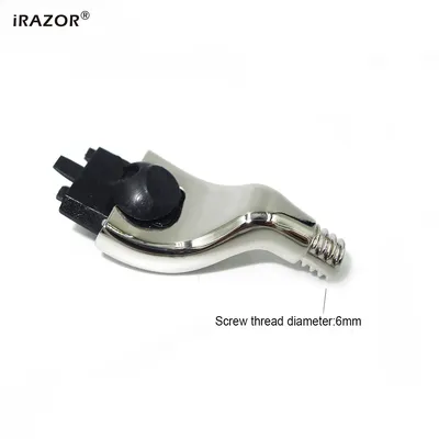 iRAZOR Nickel Silver Color Mach 3 Razor Head Connector Cartridge for DIY Shaving Handle Holder and 3