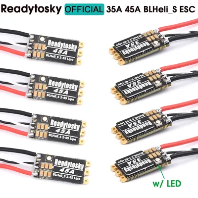 Readytosky 35A 45A BLHeli_S BLS 2-6S ESC Built-in Programmable RGB LED ONESHOT125 D-Shot 150/300/600
