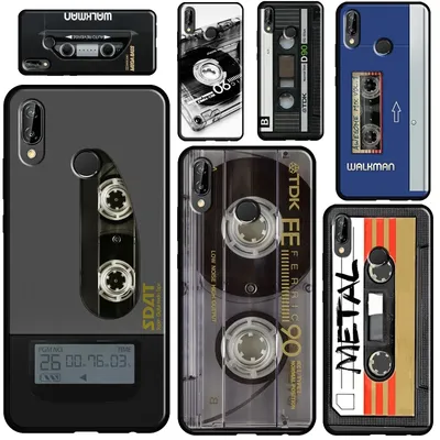 Retro Cassette Tape For Huawei P20 P40 P30 Pro Mate 20 Lite Nova 5T P Smart 2019 2021 Case For Honor
