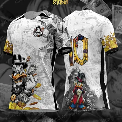 2024 New Arriavl Summer Donald Duck Dollar Special Design Football Jersey For Adult/Kids Soccer