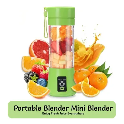 Portable Mini Blender for Shakes and Smoothies Rechargeable USB 380ML Traveling Fruit Juicer Cup