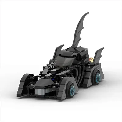 301pcs MOC Batmobile Speed Champions Super Sports Cars Building Blocks Speed Vehicle Model Brick