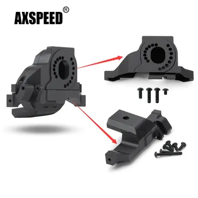 AXSPEED CNC Metal Alloy Motor Engine Mount Base for TRX-4 TRX4 TRX-6 1/10 RC Crawler Car Truck