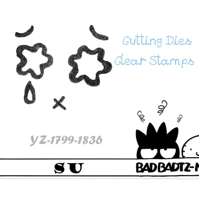 Birthday Balloon Coral Butterfly Monkey Father's Day Cutting Dies Clear Stamps Scrapbooking for