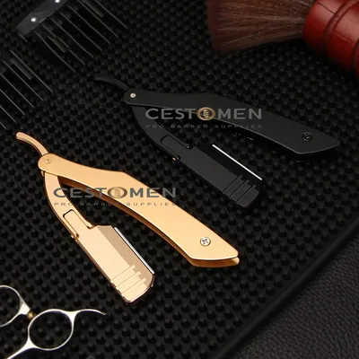 New Professional Barber Manual Shaver Razor For Haircut Hairdresser Aluminum Alloy Straight Razors