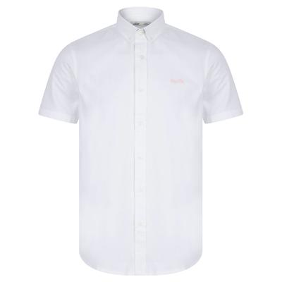 Shirts Elbury 3 Short Sleeve Cotton Twill Shirt in Bright White / S - Tokyo Laundry
